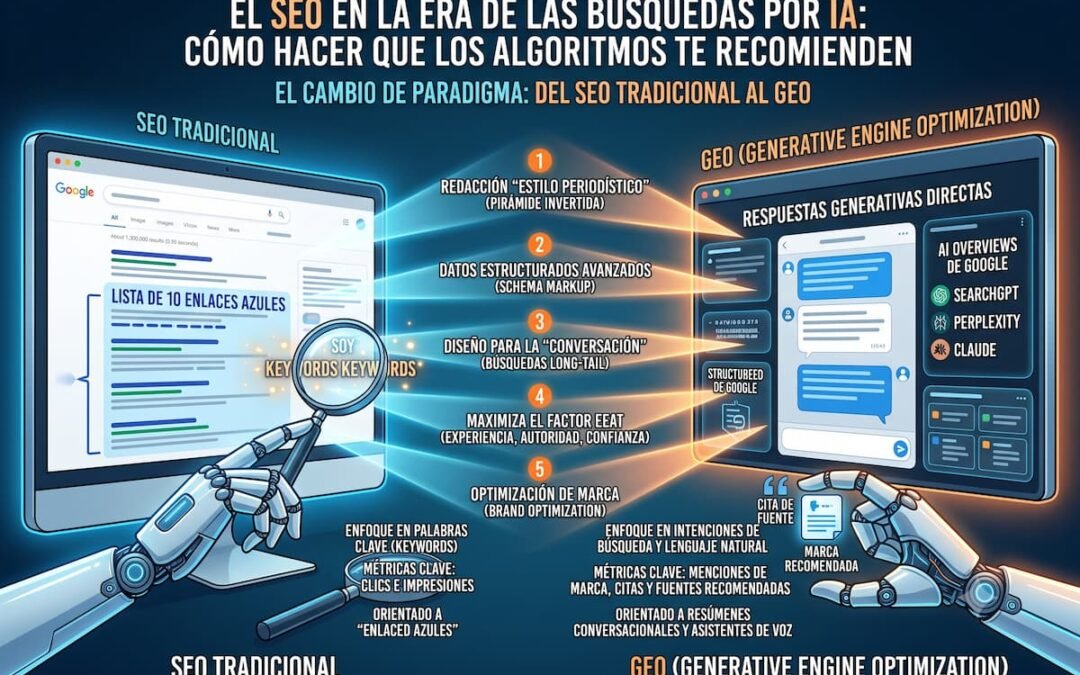 El SEO en la era de las Búsquedas por IA: Cómo Hacer que los Algoritmos te Recomienden